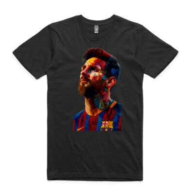 Messi Portrait FC Barcelona ⚽ T-Shirt Thumbnail