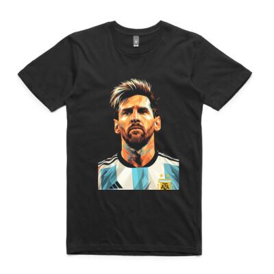 Messi Portrait Argentina ⚽ T-Shirt Thumbnail