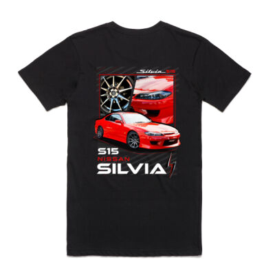 S15 Nissa Silvia Red Adults Tshirt Thumbnail