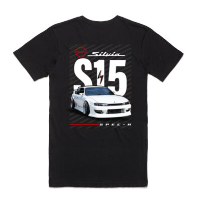 S15 Nissan Silvia R SPEC white Adults tshirt Thumbnail