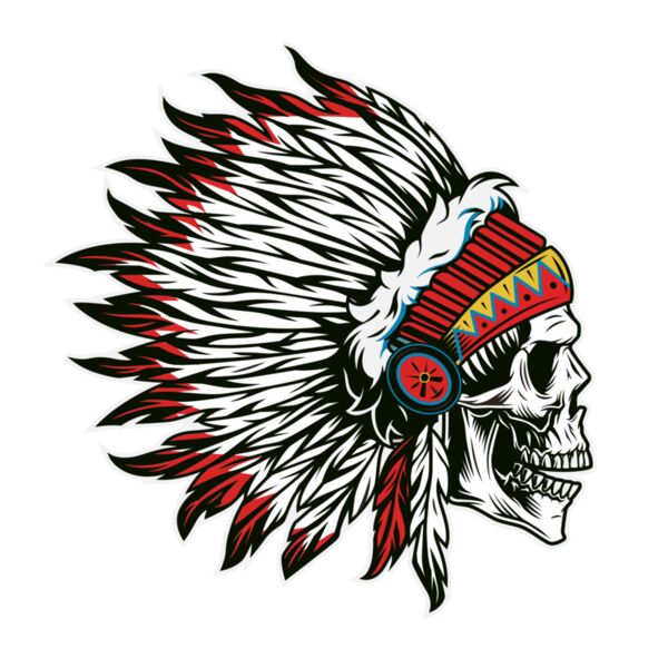 Indian skull design Thumbnail