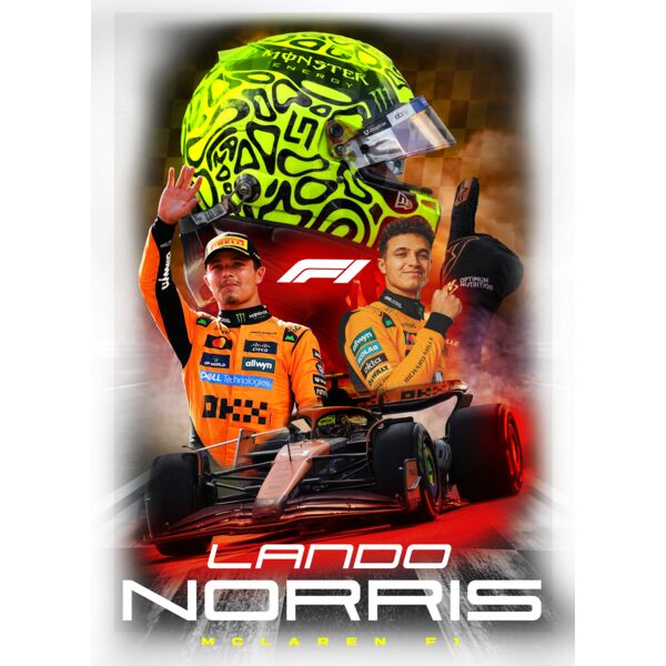 LANDO NORRIS F1 ADULTS TSHIRT Thumbnail