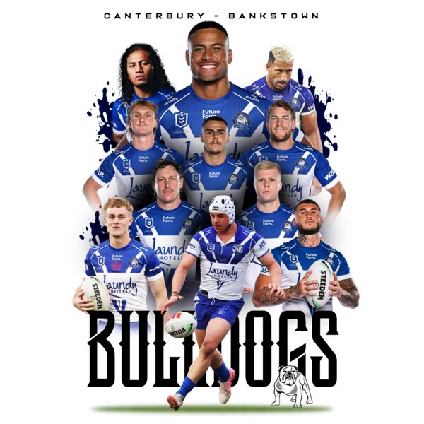 BullDog design 2025 for white tee Thumbnail