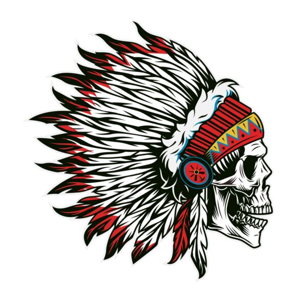 Indian skull design Thumbnail