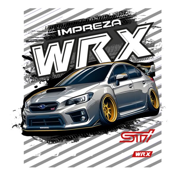 Imprezza WRX STI Street Racer Tshirt Thumbnail