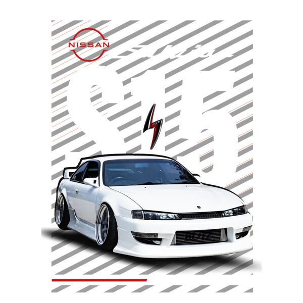 S15 Nissan Silvia R SPEC white Adults tshirt Thumbnail